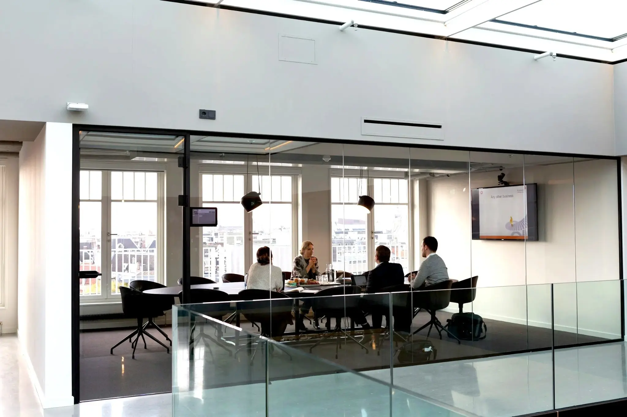 Business professionals in a consulting engagement